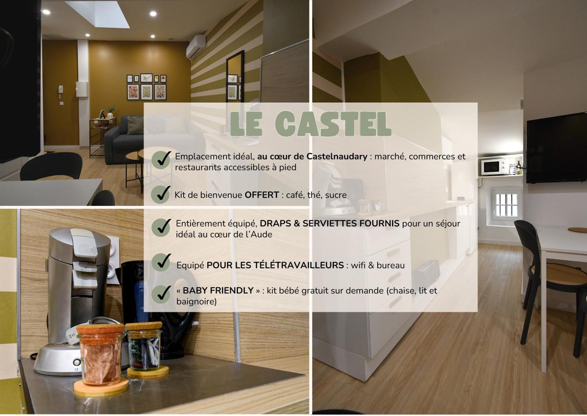 Ferienwohnung Le Castel Castelnaudary Exterior foto
